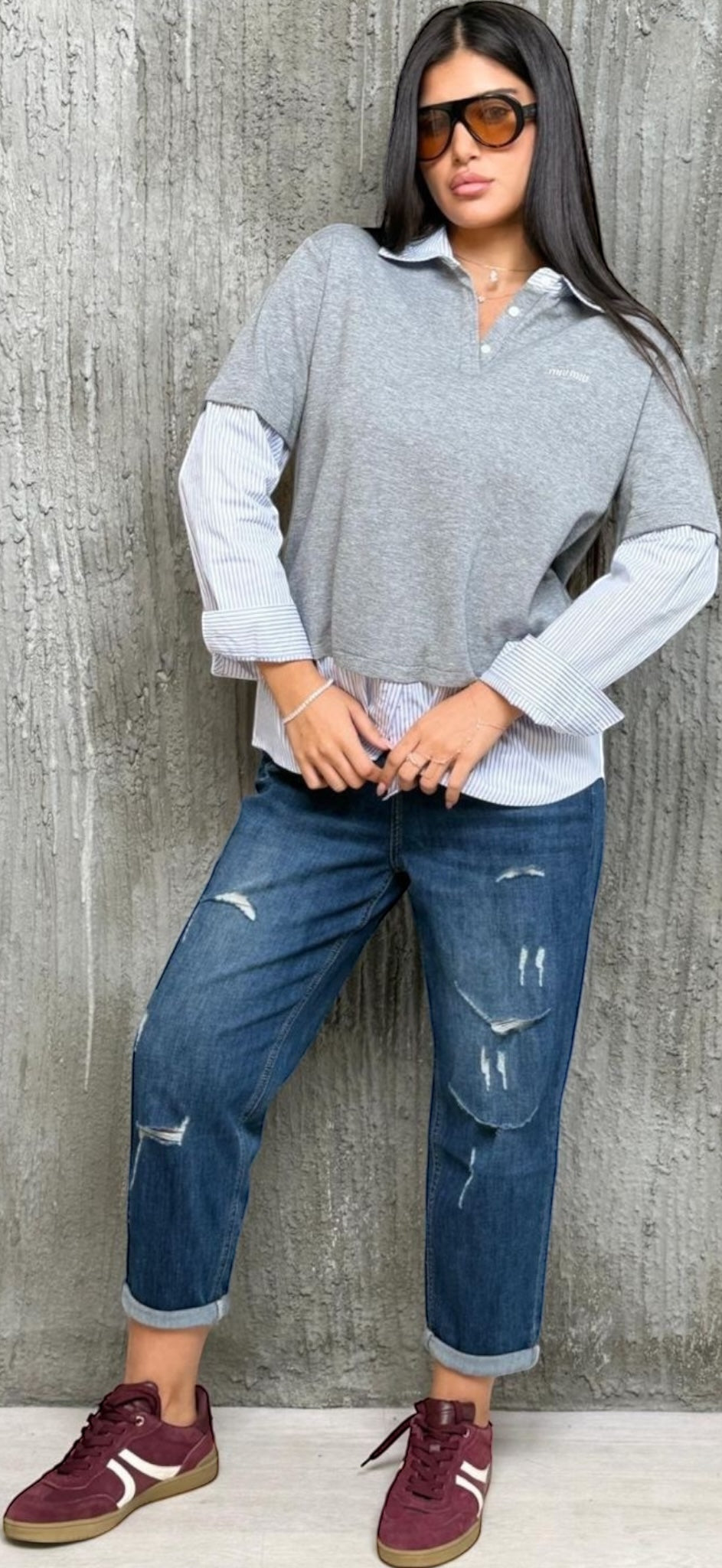 ג׳ינס לוז קרעים