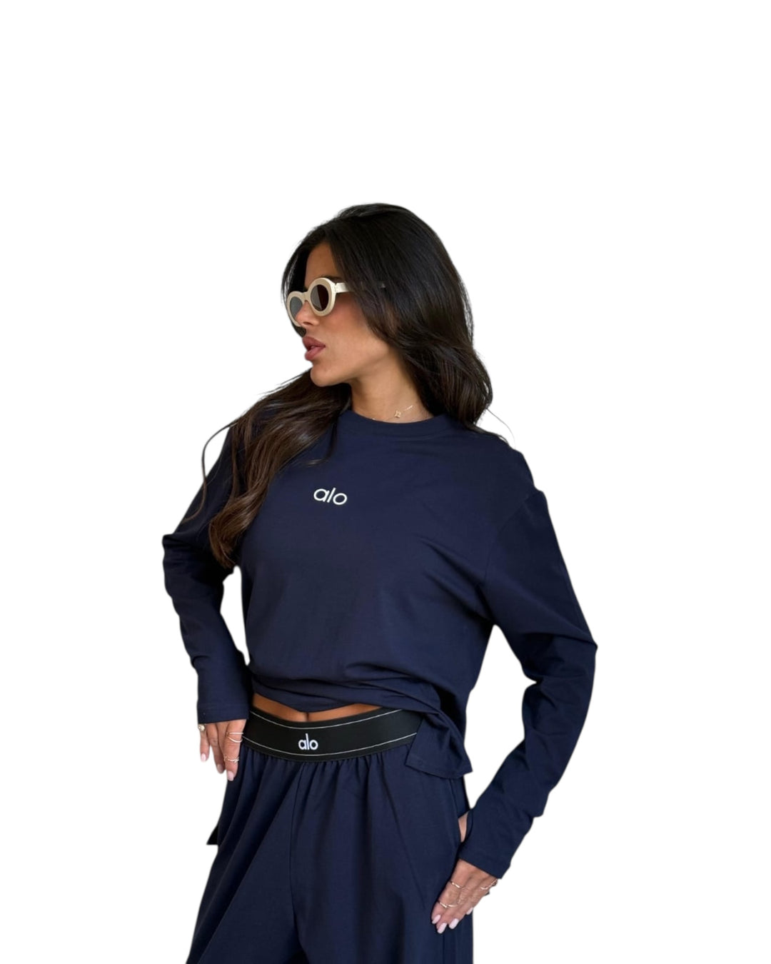 חליפת alo אובר סאייז שילוב גומי