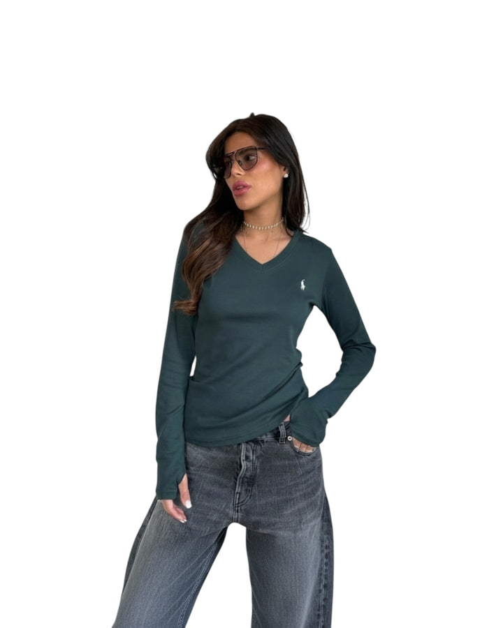 חולצת בייסיק POLO כפפה