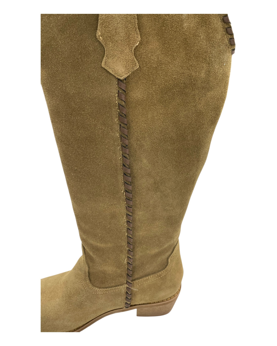 מגף ג׳מס גבוה שילוב ריקמה