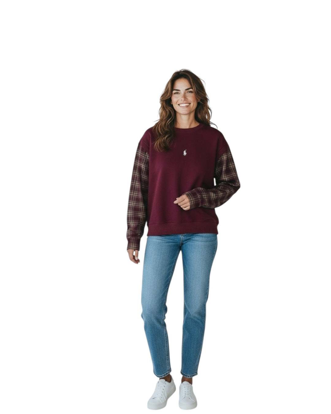 פוטר POLO שרוולים משובצים