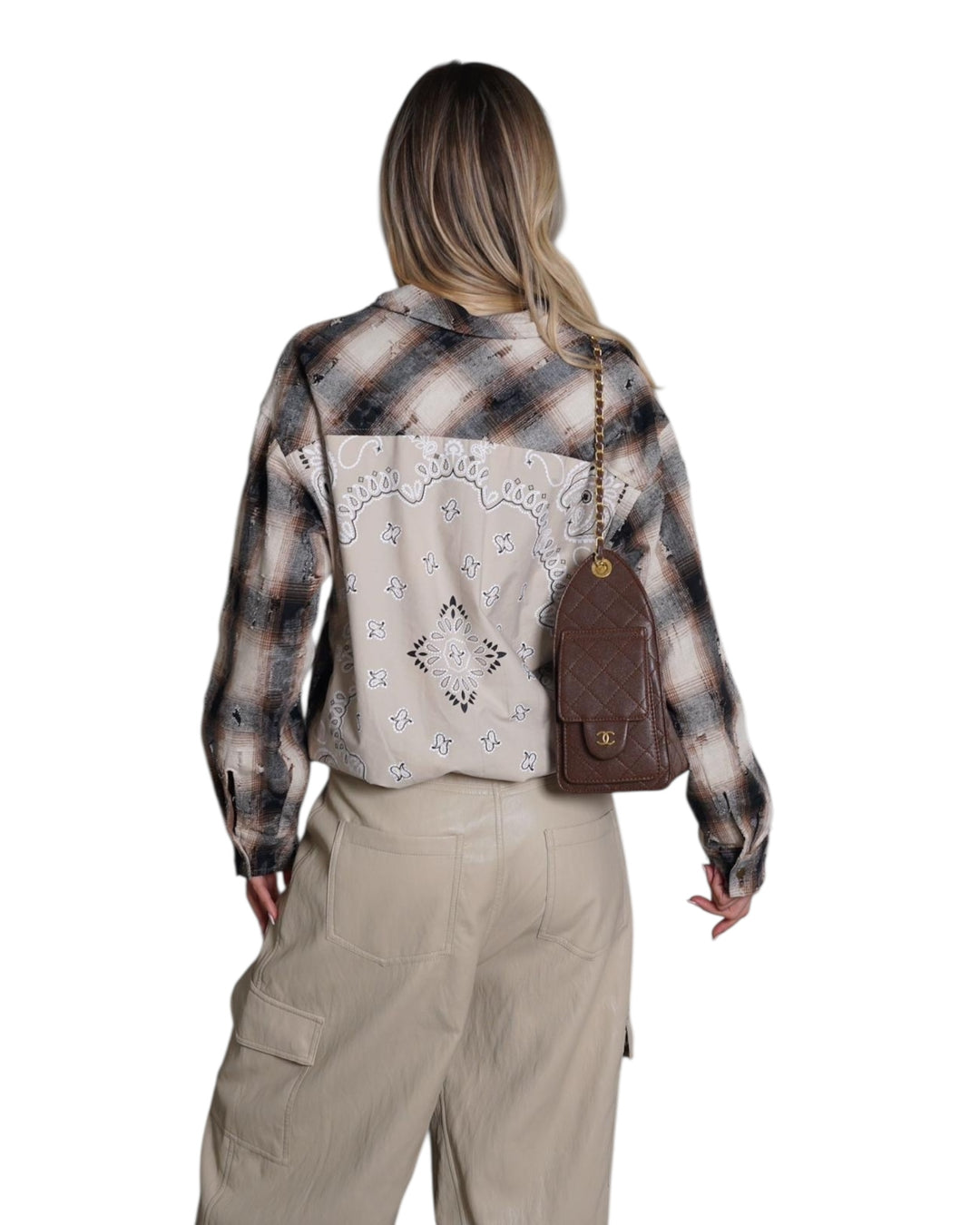 ג׳קט אנטיגו שילוב בנדנה