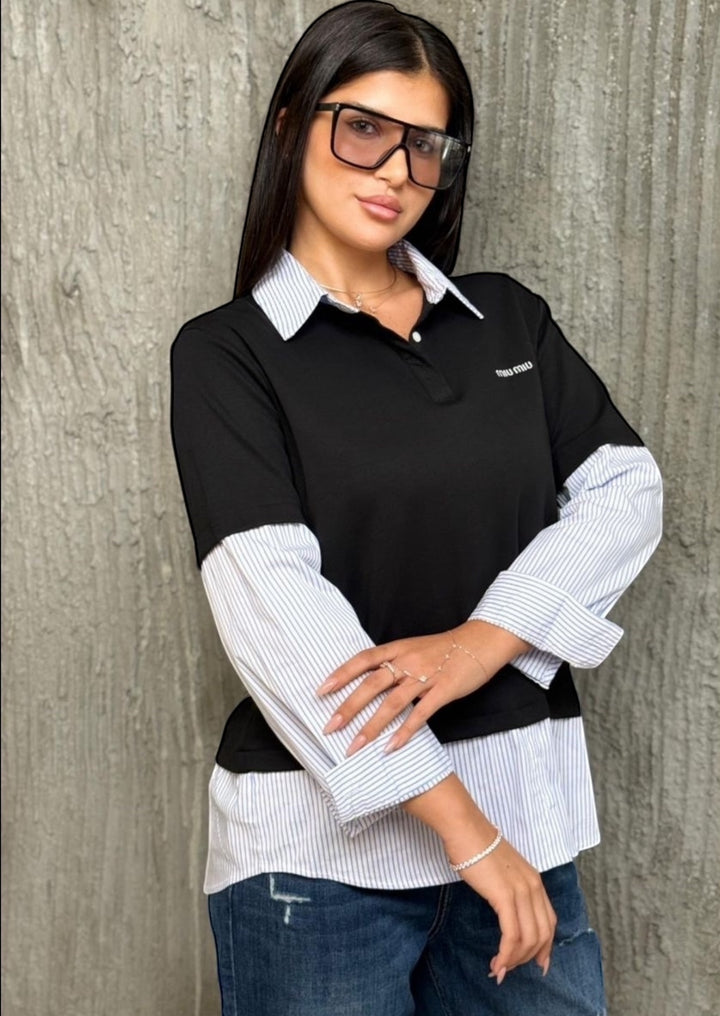 חולצת שילוב miu