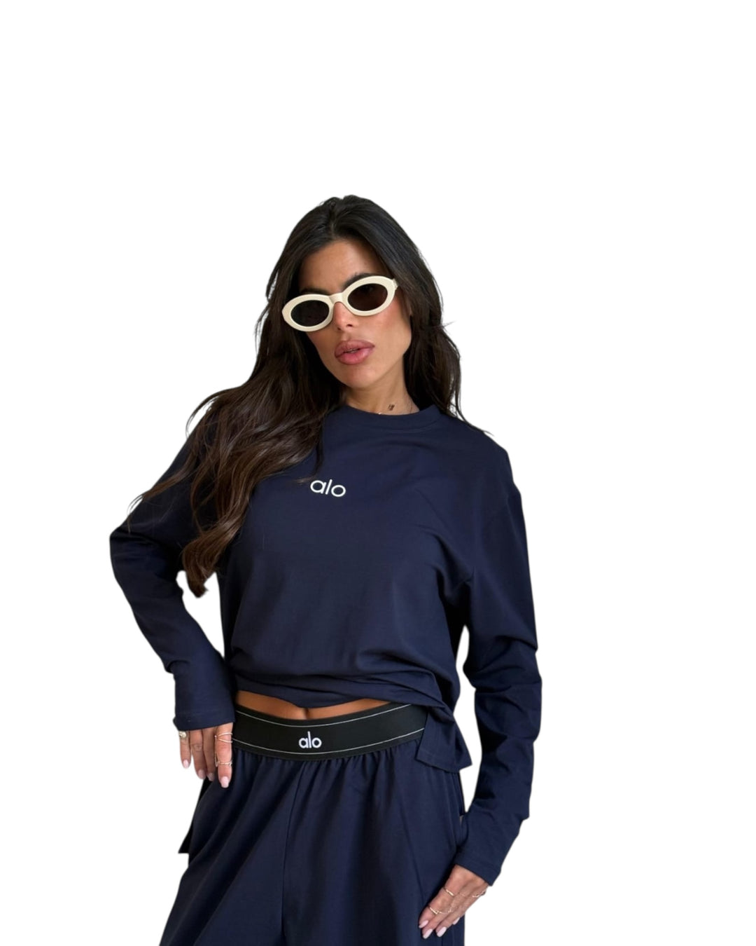 חליפת alo אובר סאייז שילוב גומי