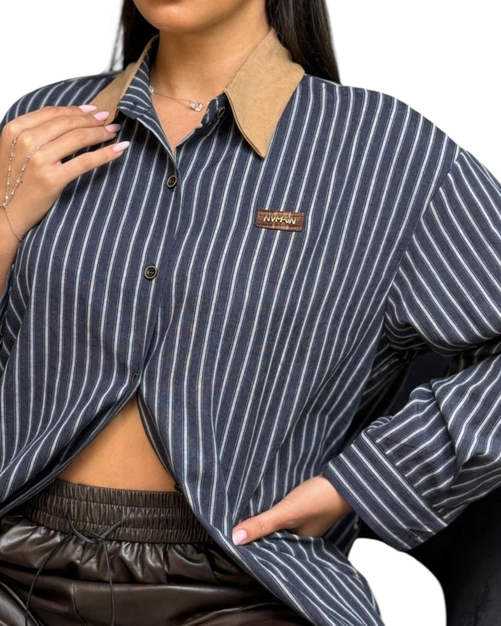 חולצת ג׳מס פסים