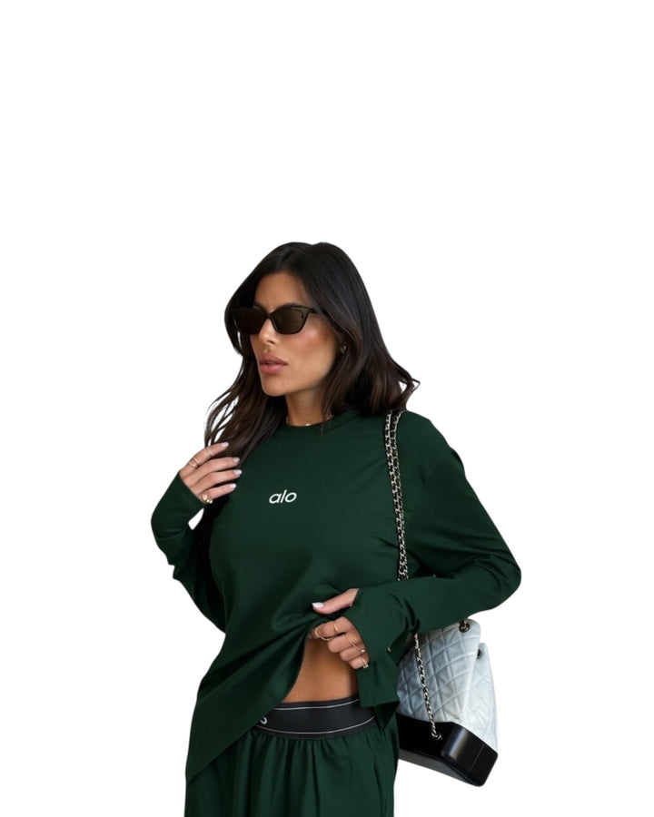 חליפת alo אובר סאייז שילוב גומי