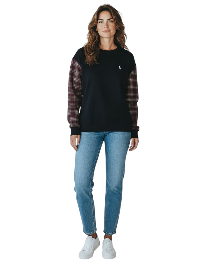 פוטר POLO שרוולים משובצים