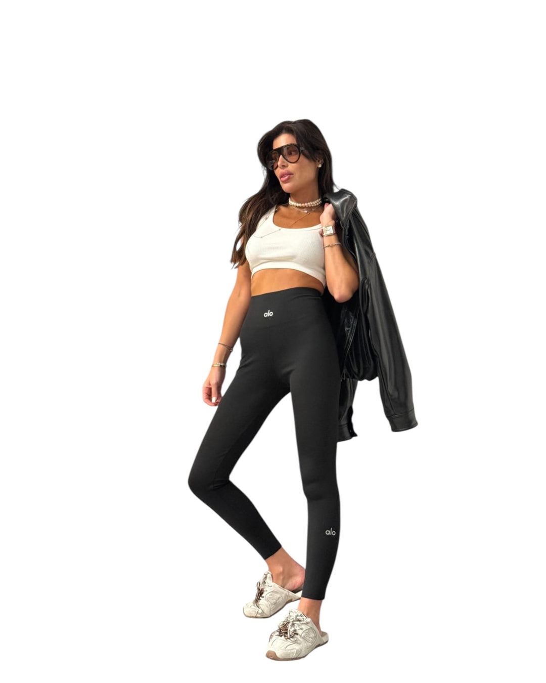 טייץ alo בטנה קטיפה סופר מחטב