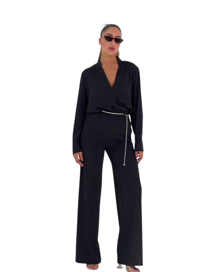 חולצת משי פסים