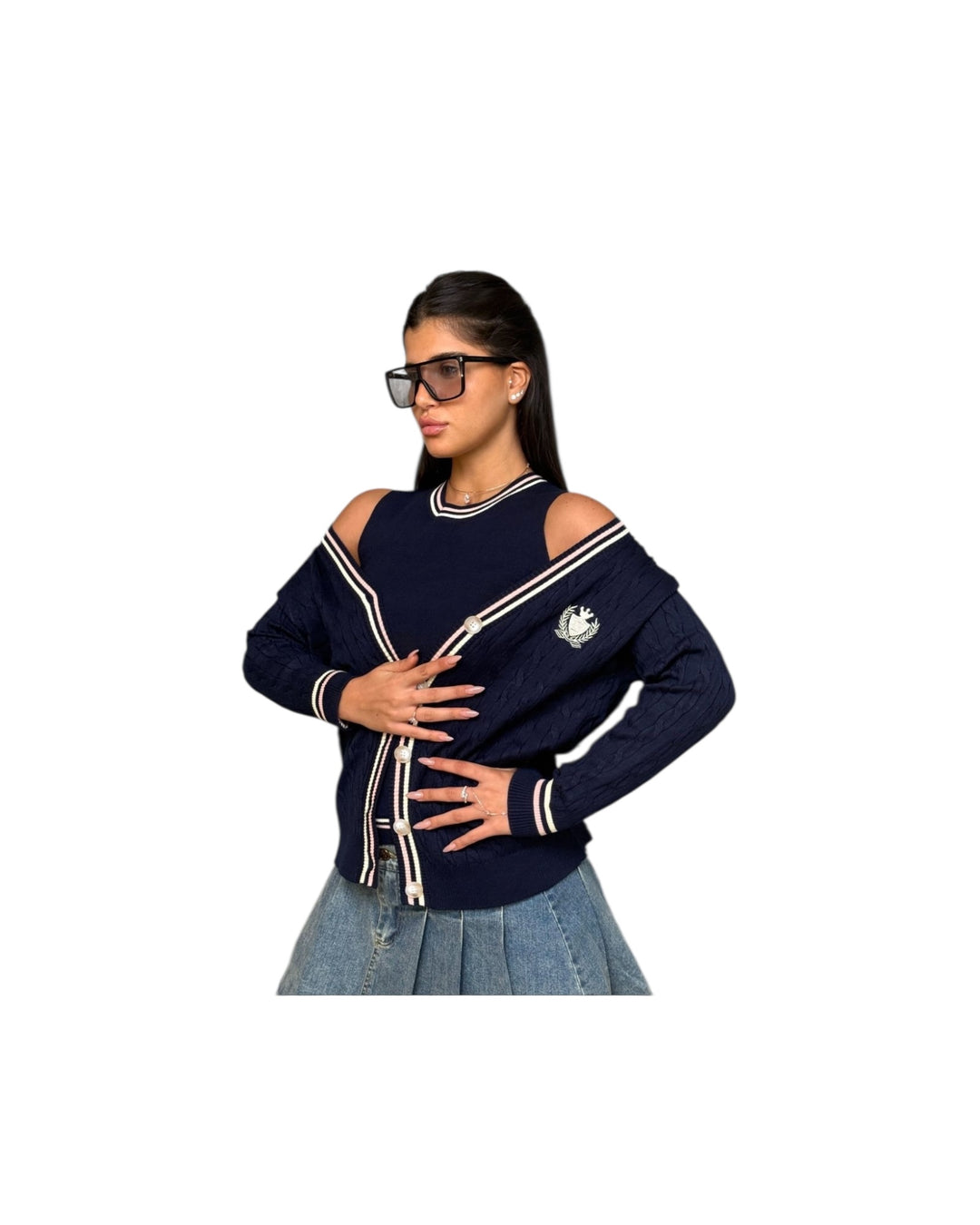 סריג SCHOOL  גופיה ועליונית