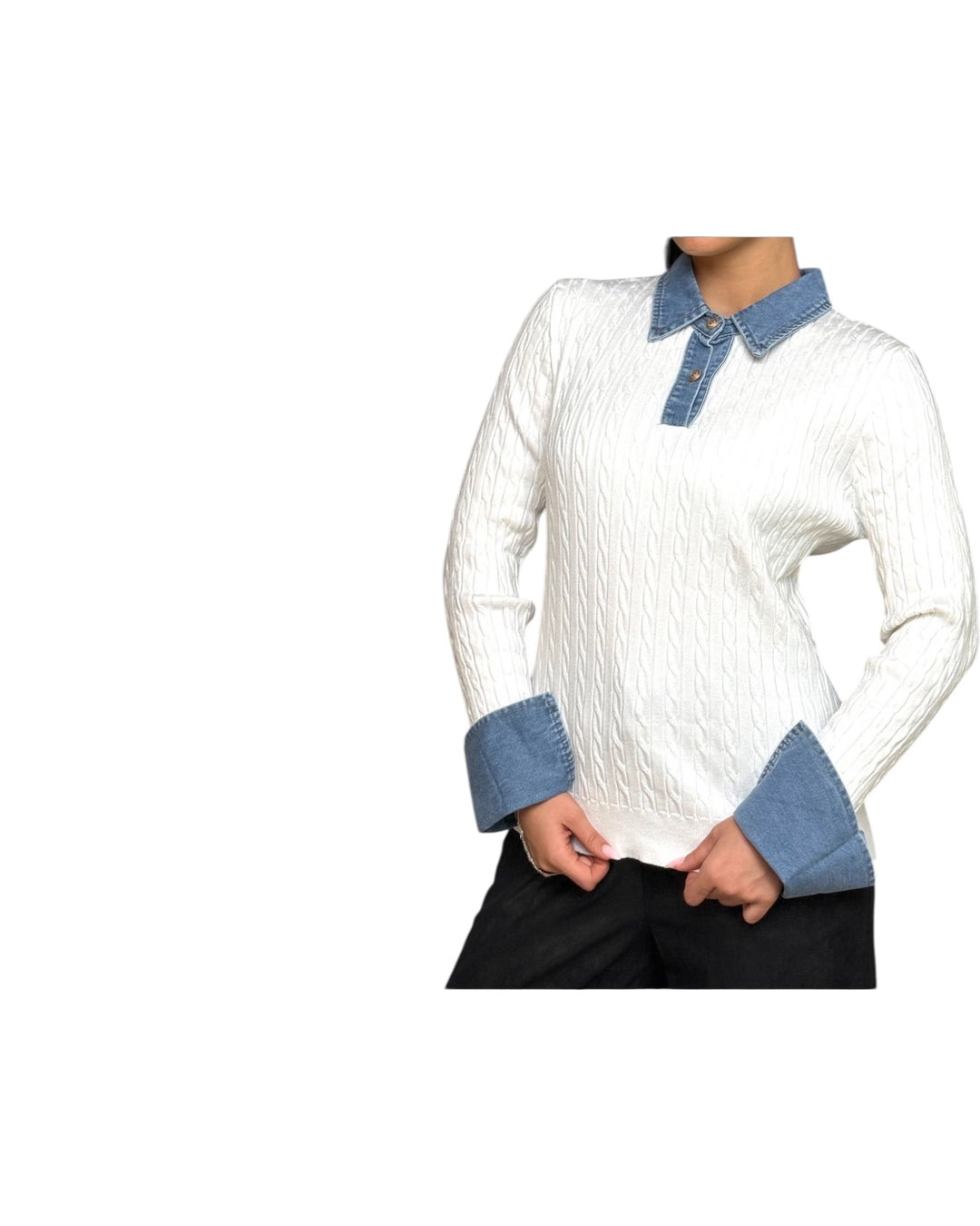 סריג מה שילוב ג׳ינס