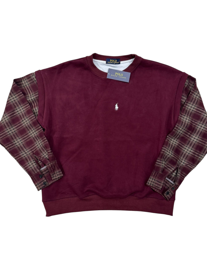 פוטר POLO שרוולים משובצים