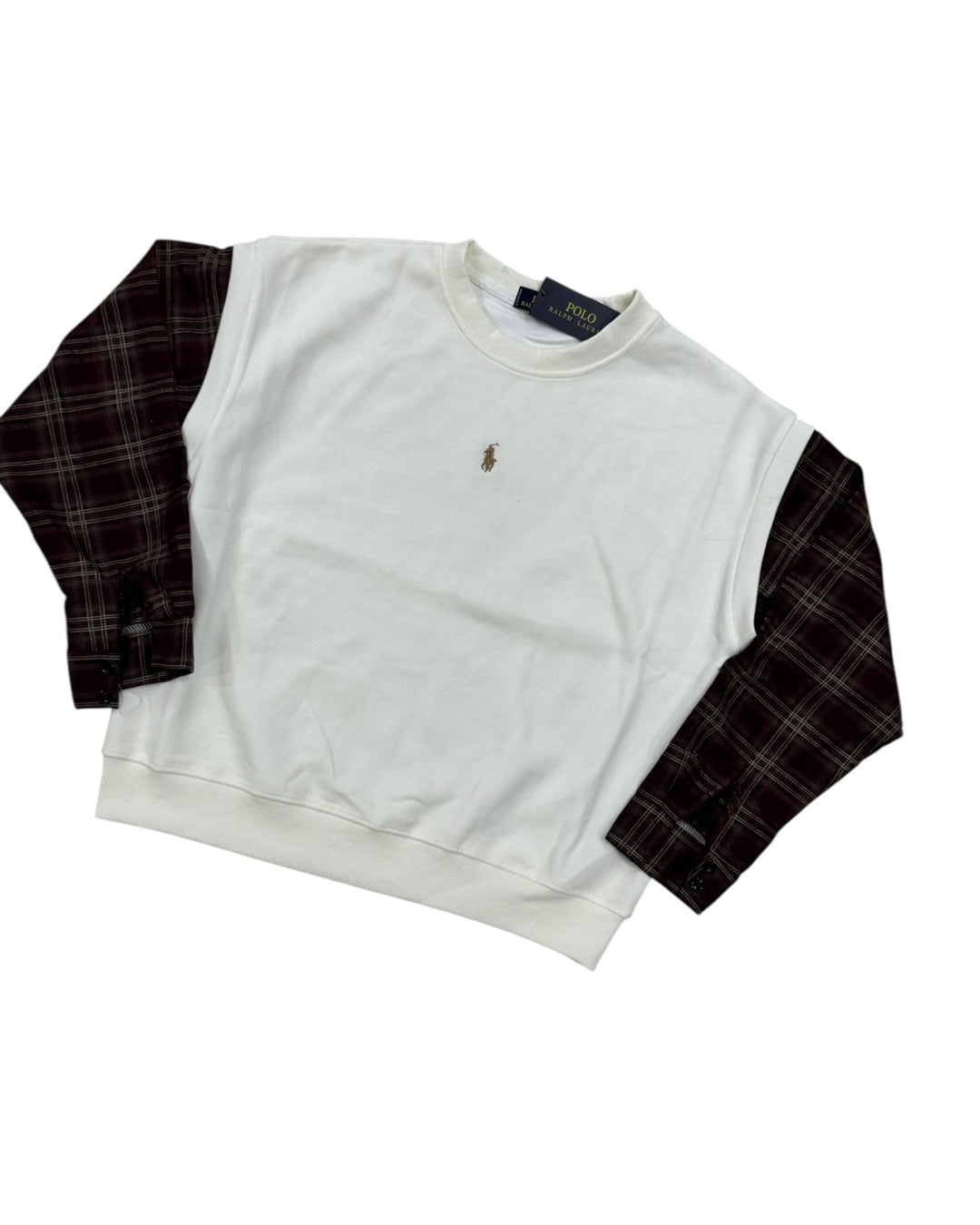 פוטר POLO שרוולים משובצים