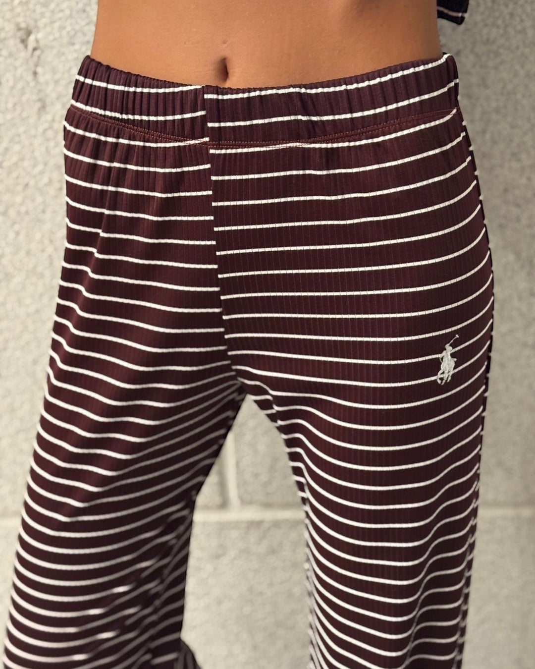 חליפת POLO פסים שילוב כפפה