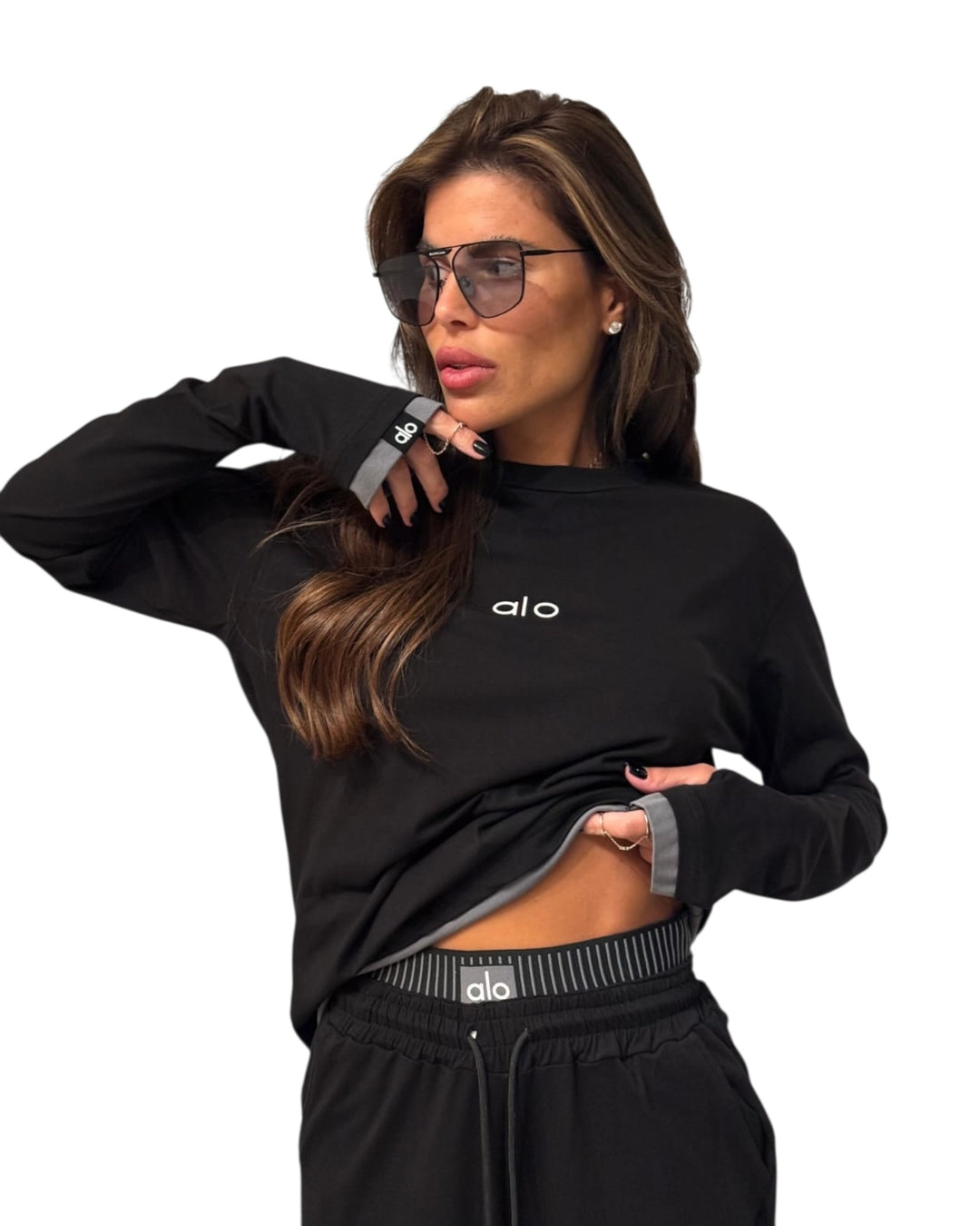 חליפת alo שילוב כפפה