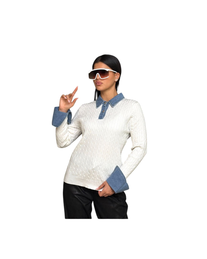 סריג מה שילוב ג׳ינס