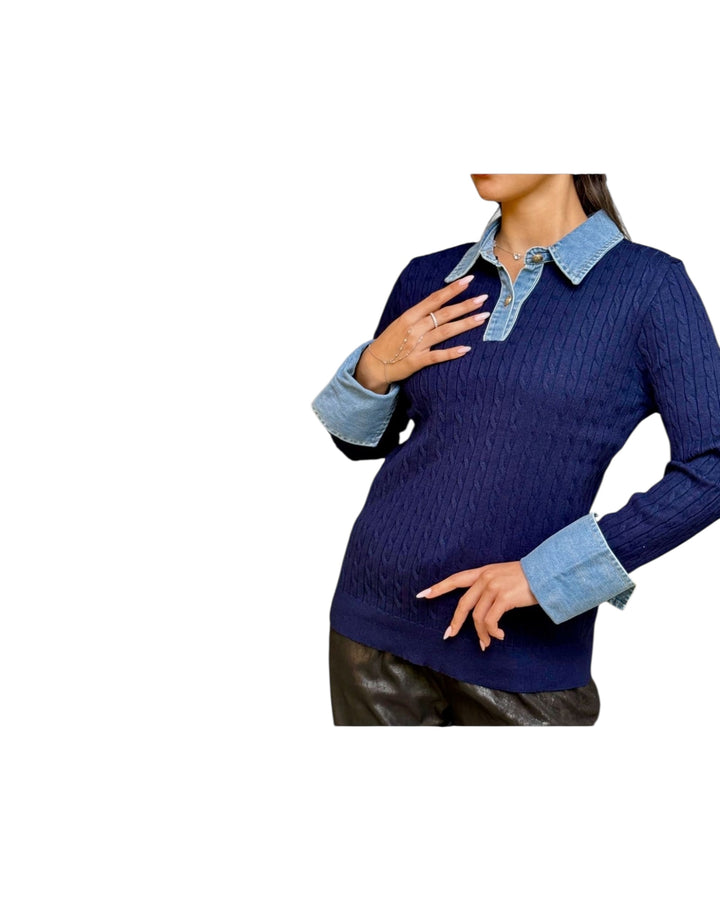 סריג מה שילוב ג׳ינס