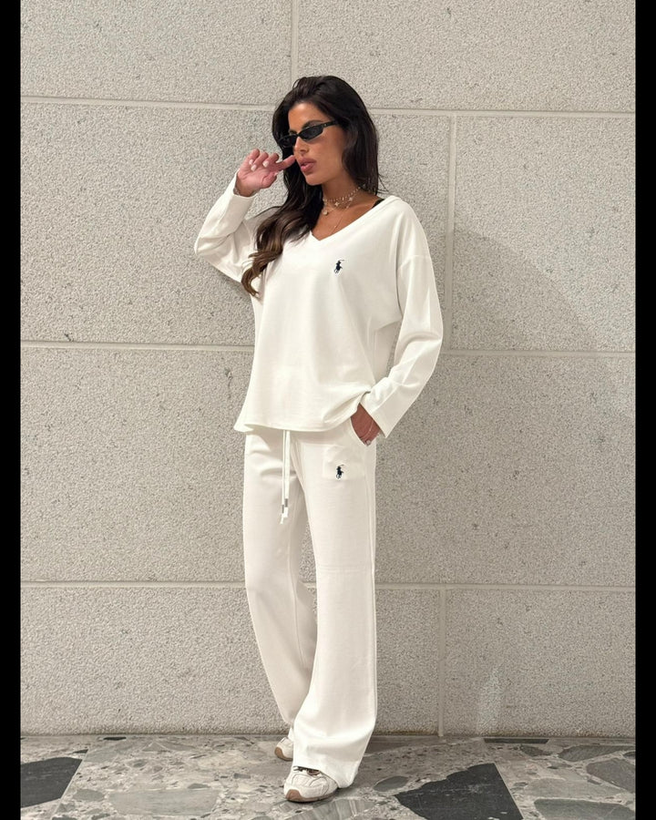 חליפת POLO צווארון V