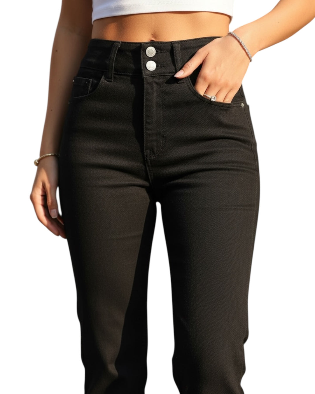 ג׳ינס sexso מתרחב גזרת אמצע