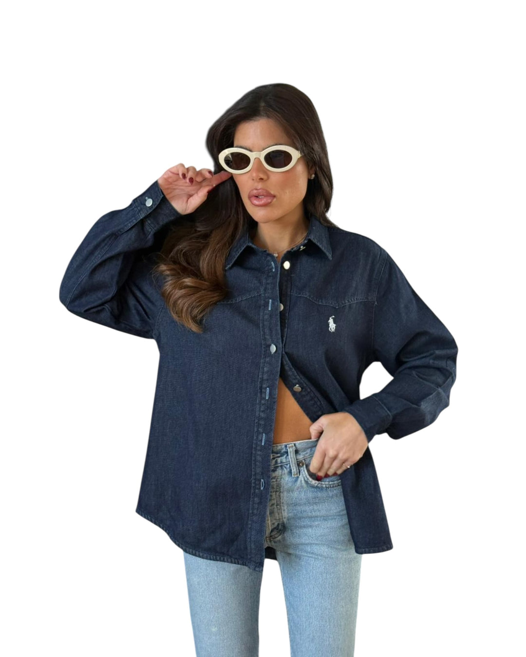 מכופתרת ג׳ינס POLO