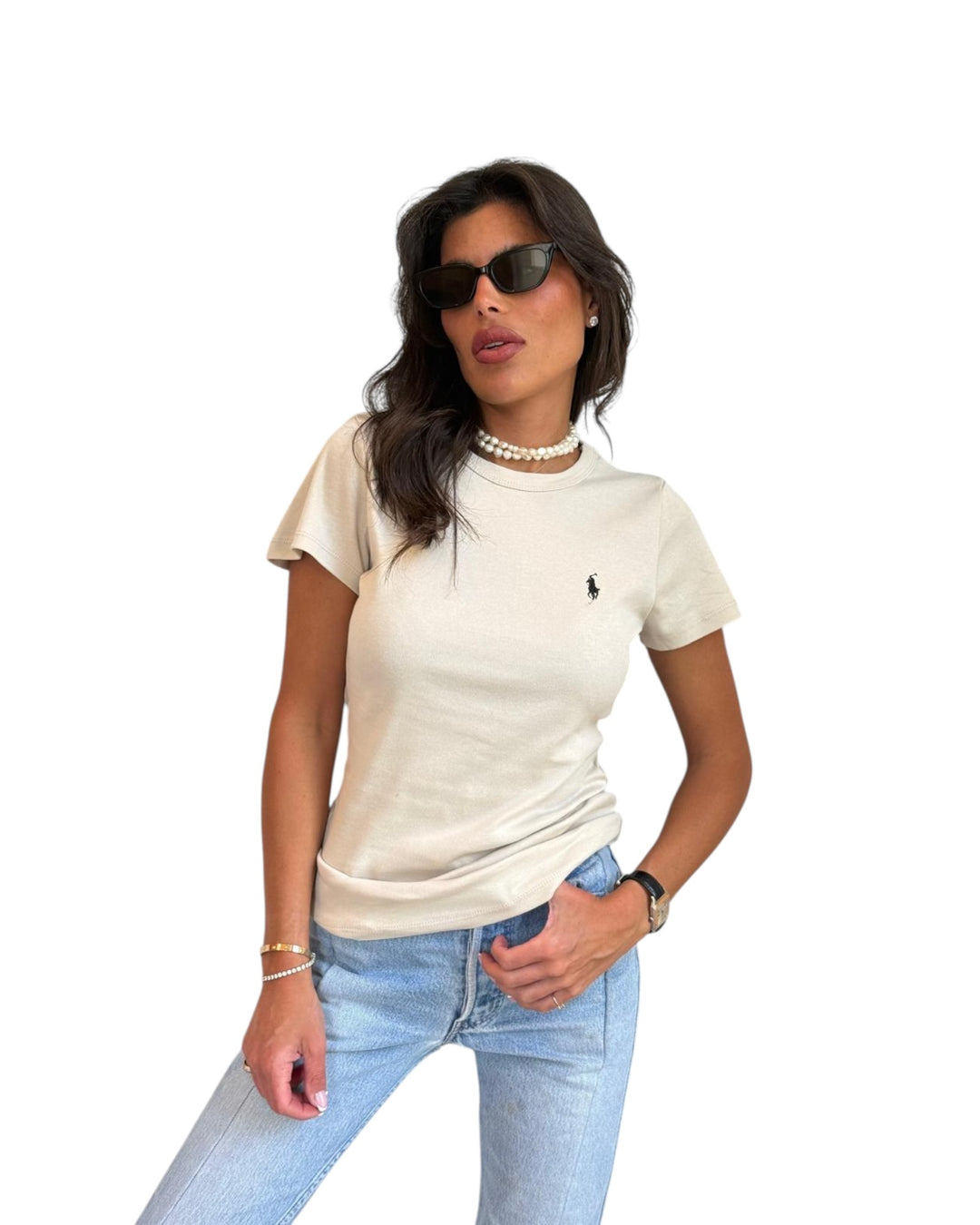 חולצת POLO צווארון עגול