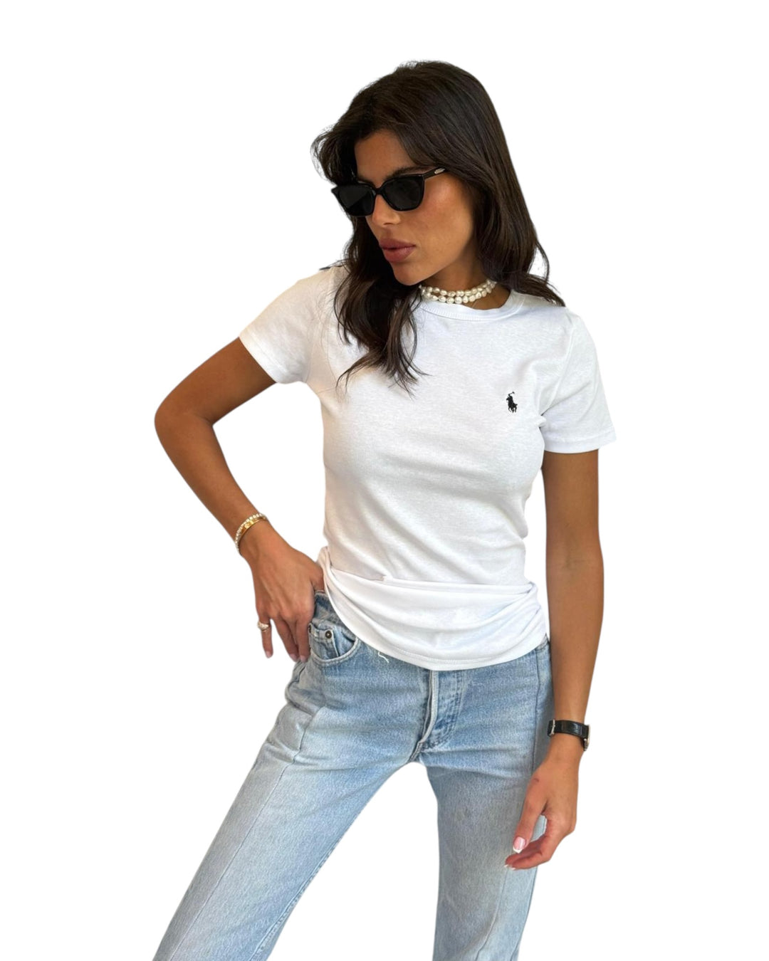 חולצת POLO צווארון עגול