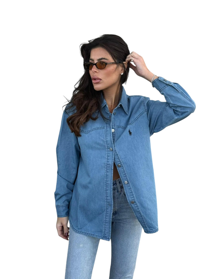 מכופתרת ג׳ינס POLO