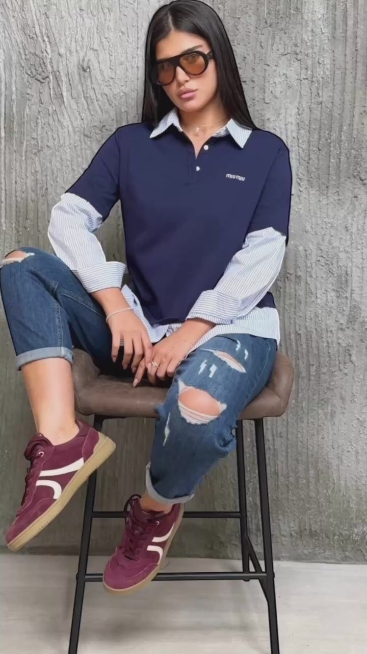 חולצת שילוב miu