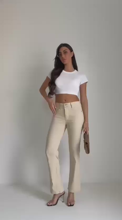 ג׳ינס סקסו גיזרת אמצע מתרחב