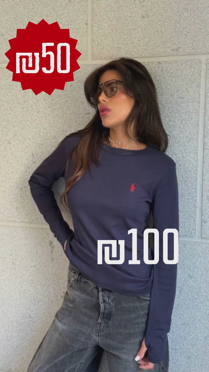 חולצת בייסיק POLO כפפה